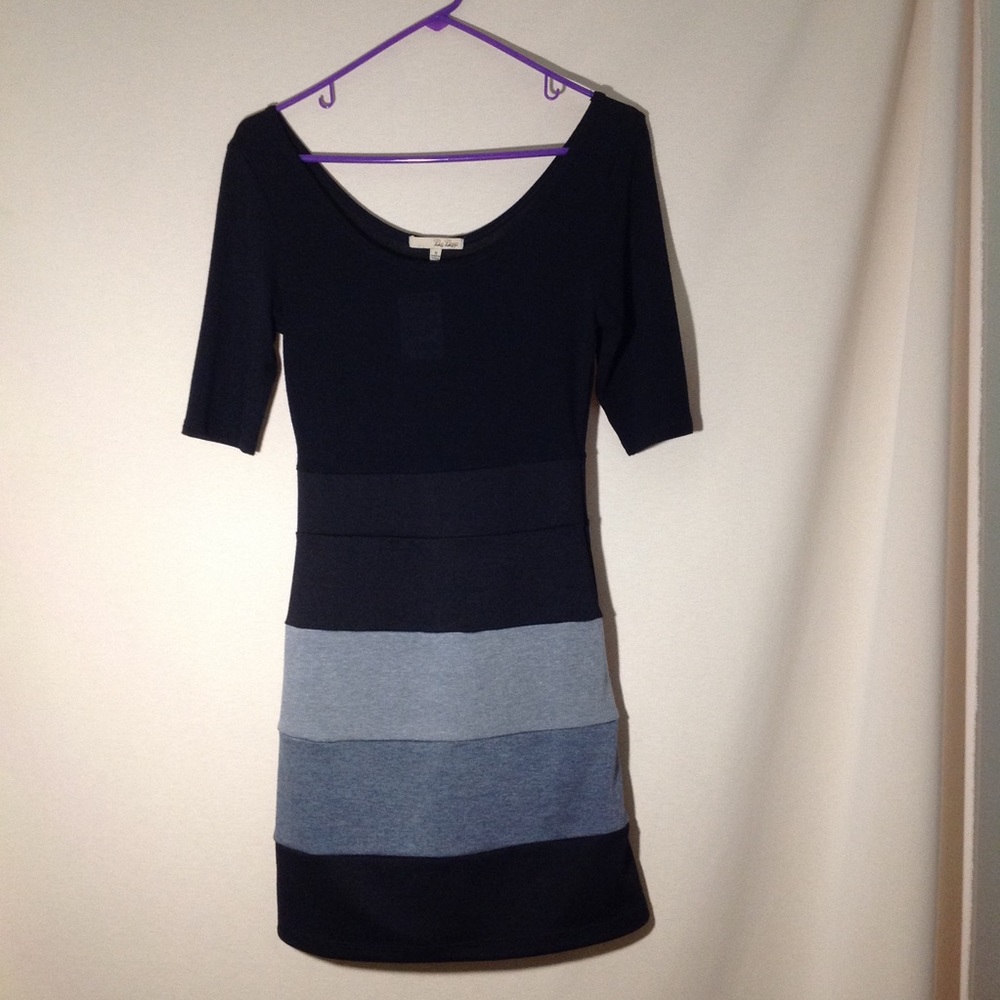 BeBop Scoopneck Monochromatic Dress